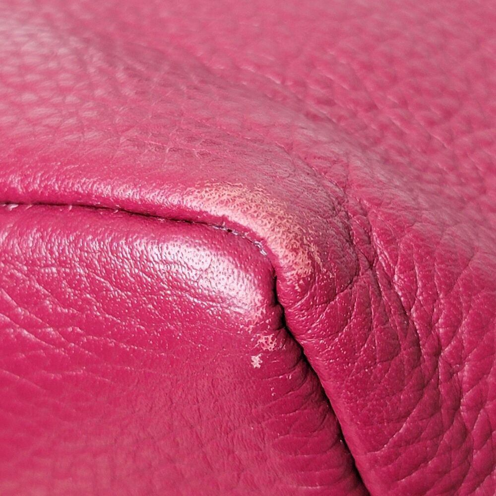 Kate Spade Pebble Leather Purse Cranberry Red Crossbody Shoulder Designer Bag - Picture 6 of 11